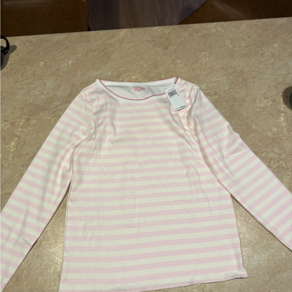Cozyland Pink Striped Pajama Top